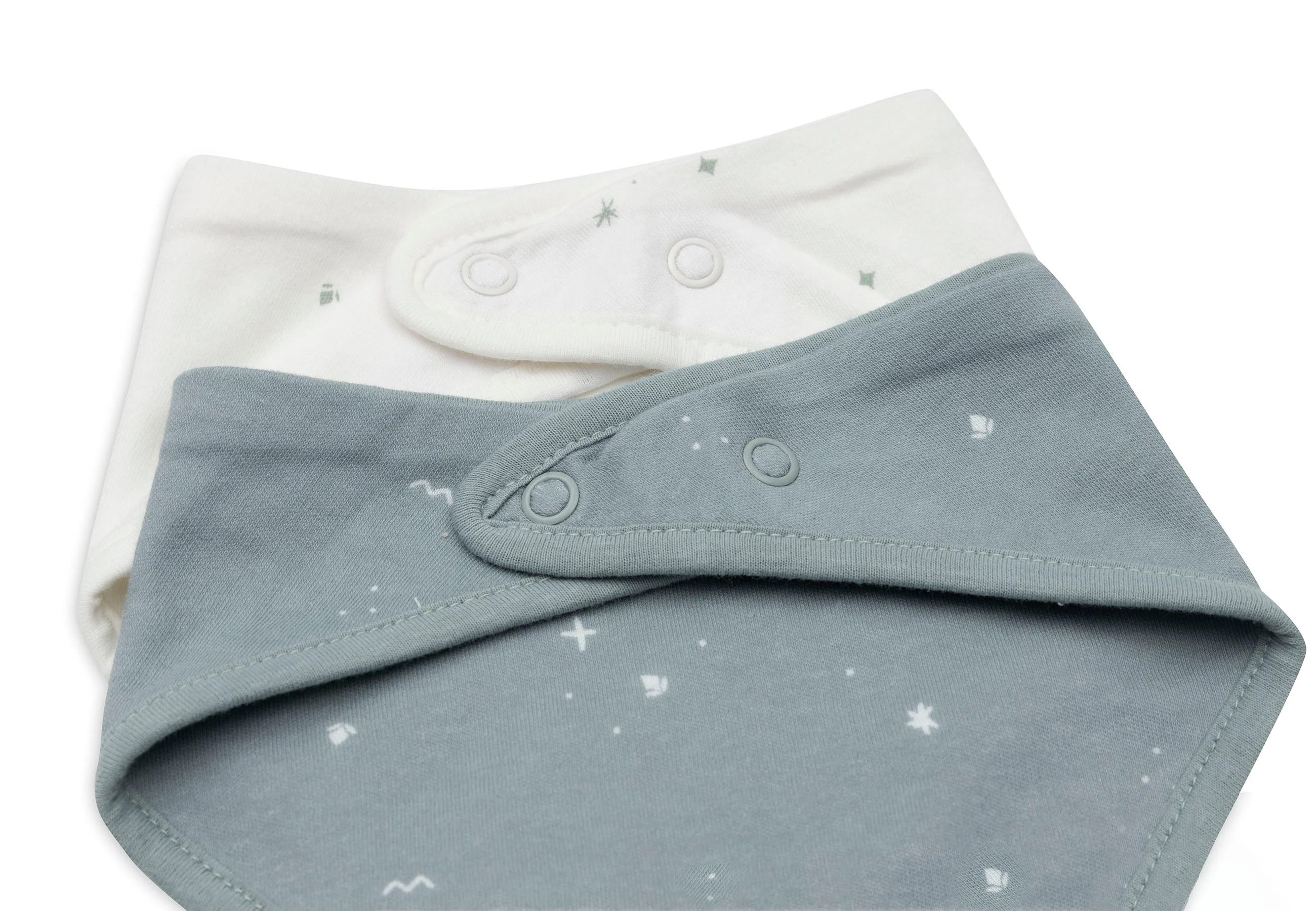 * Jollein Kwijlsjaaltje Twinkling Sea Green (2pack) - Image 4