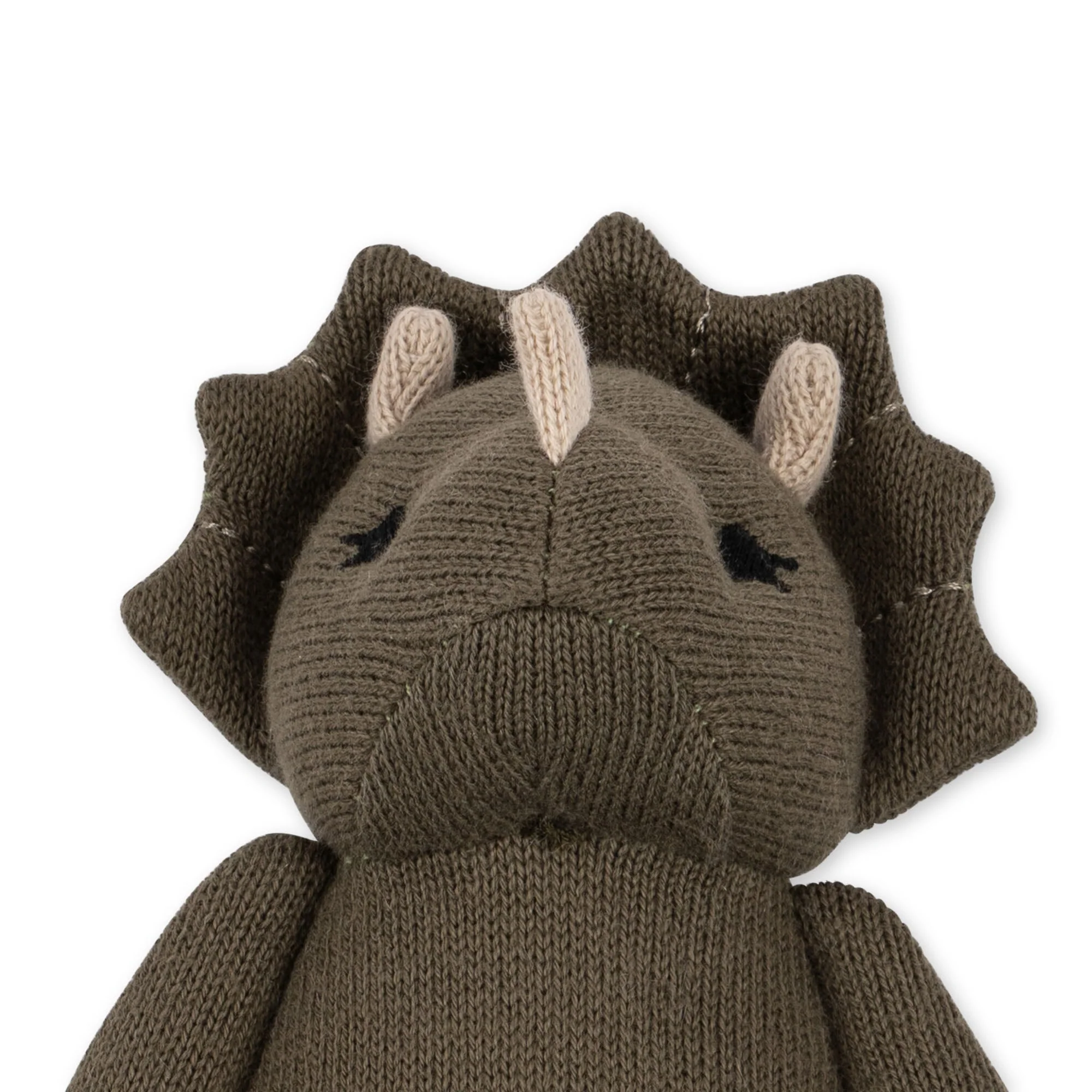 * Konges Sløjd Mini Toys Triceratops | Laurel Oak - Image 3