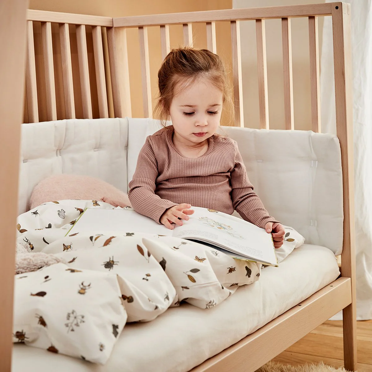 Leander Babybed Ledikant Linea | Beuk 70x120 cm - Image 4