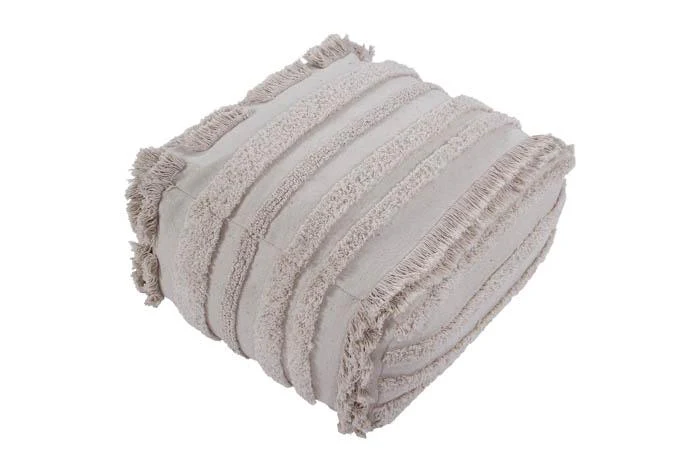 Lorena Canals Pouffe Air Natural 54x54x27cm - Image 4